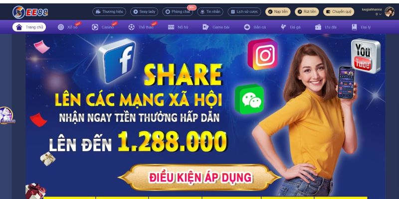 Tại Ee88 có những chương trình khuyến mãi cực hấp dẫn 