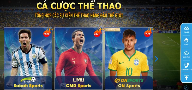 Thể thao 123B - Sảnh cá cược online đẳng cấp Châu Á 2024